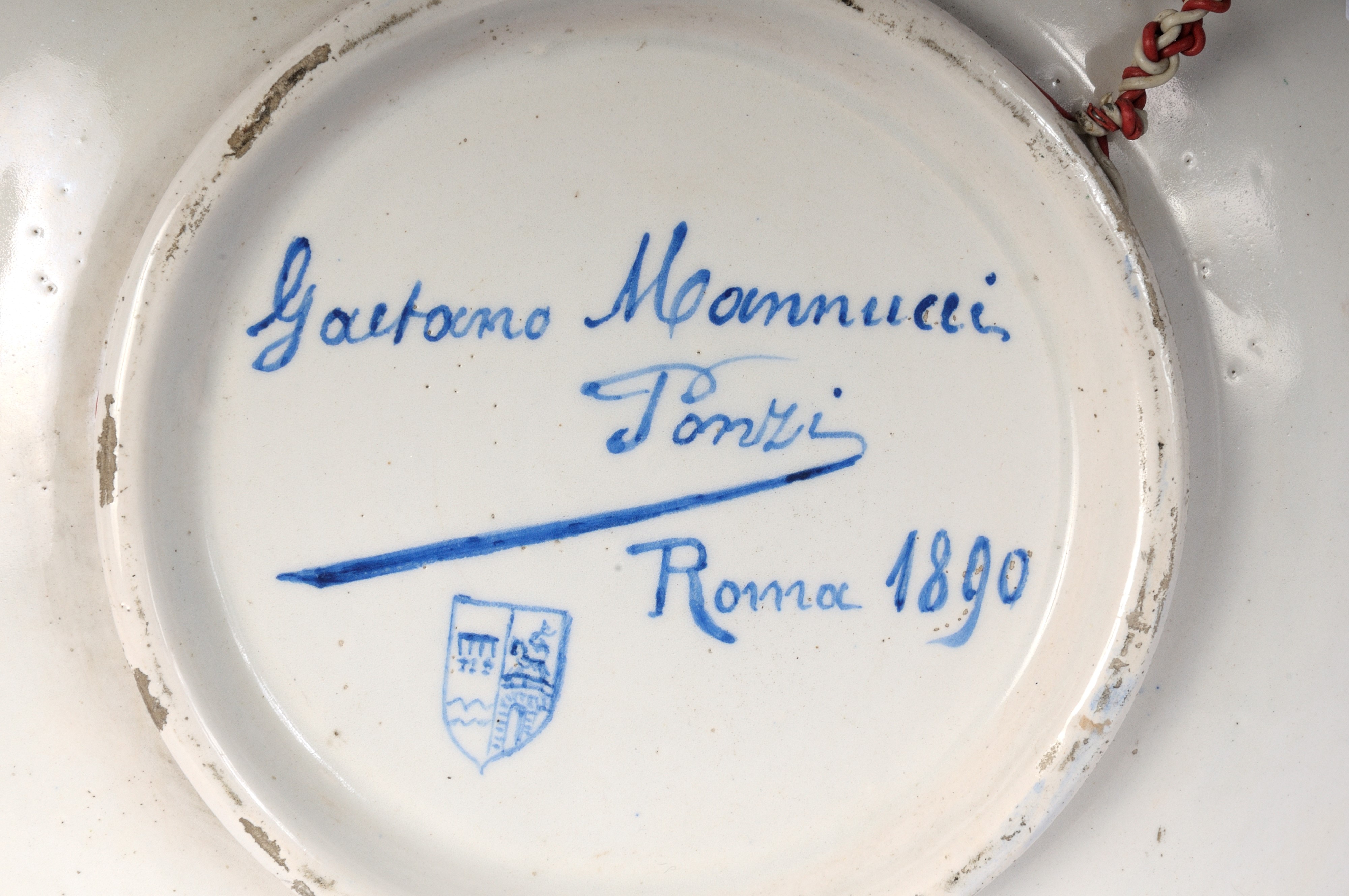 Gaetano Mannucci Ponzi - Piatto in Ceramica da Pompa