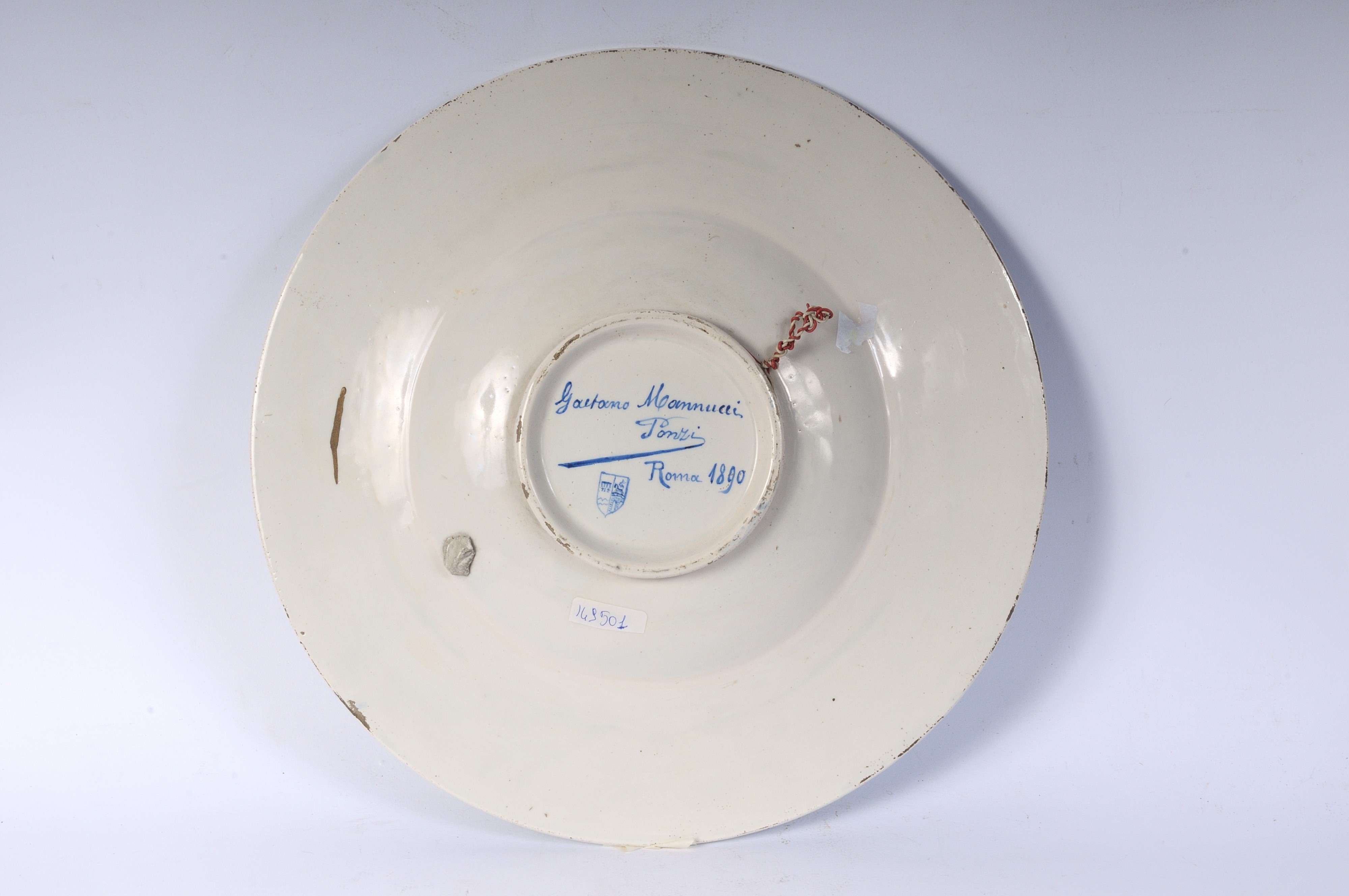 Gaetano Mannucci Ponzi - Piatto in Ceramica da Pompa