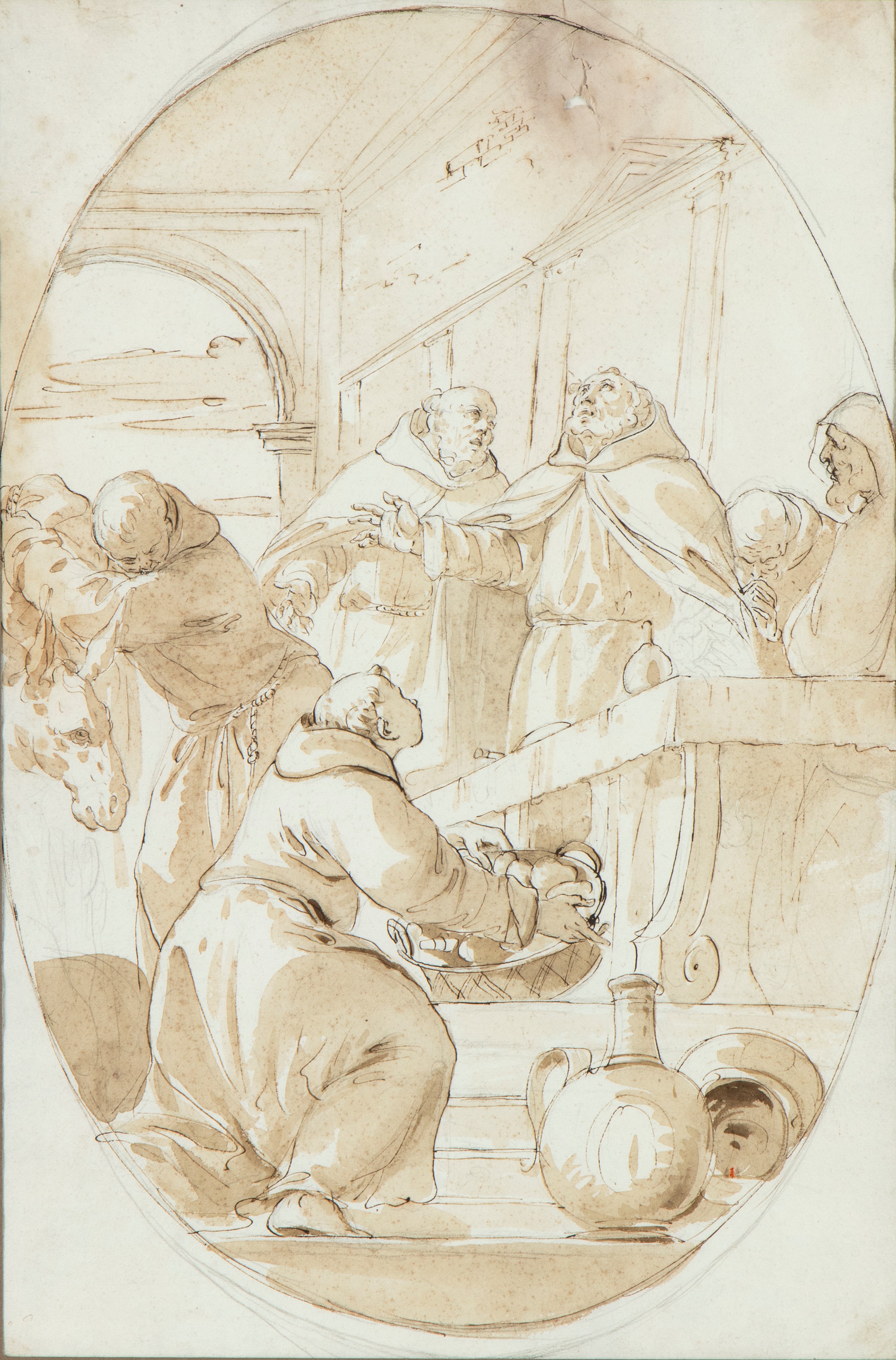 Artista centro-italiano del XVIII secolo, Vita di San Francesco