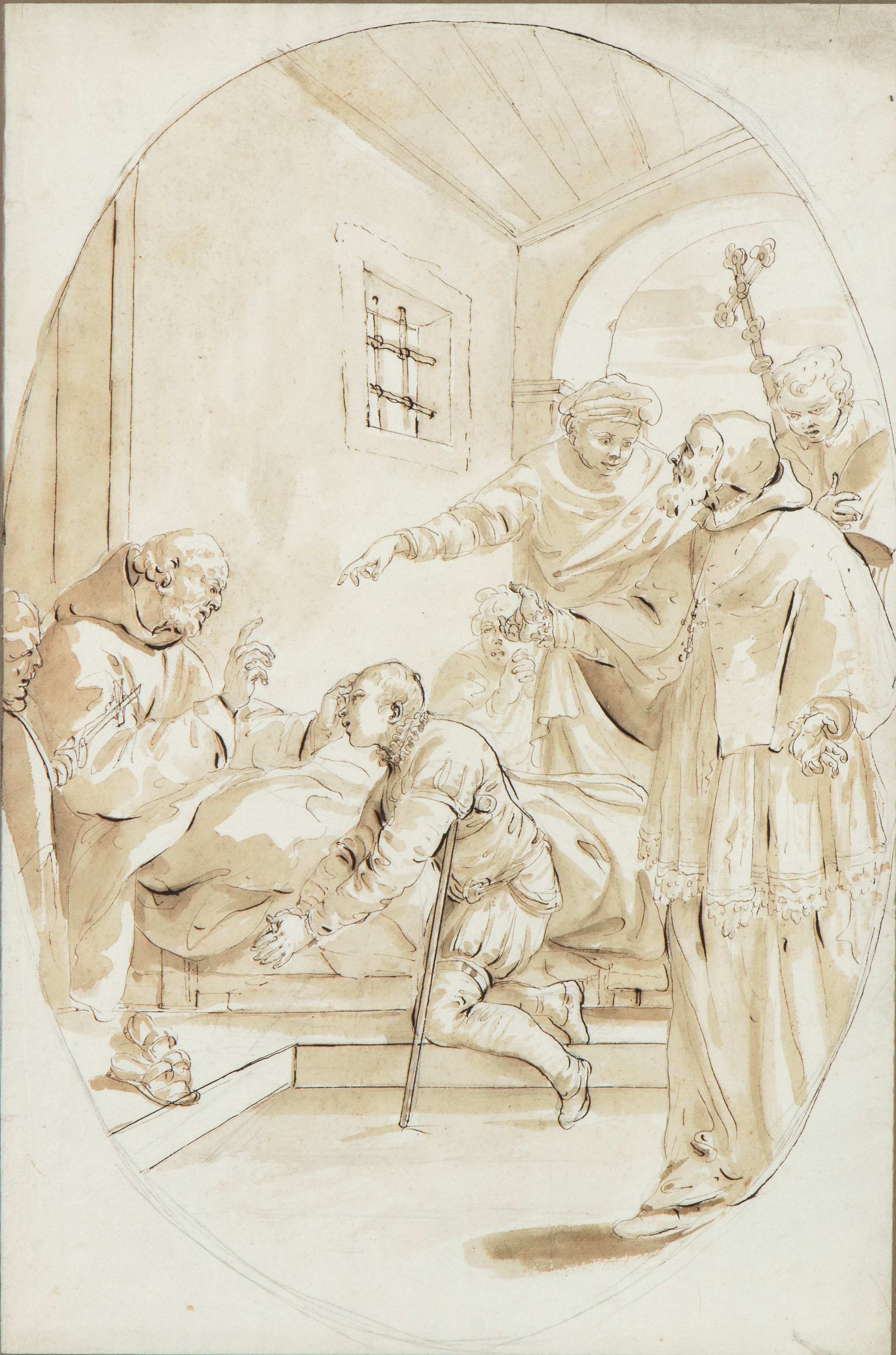 Artista centro-italiano del XVIII secolo, Vita di San Francesco
