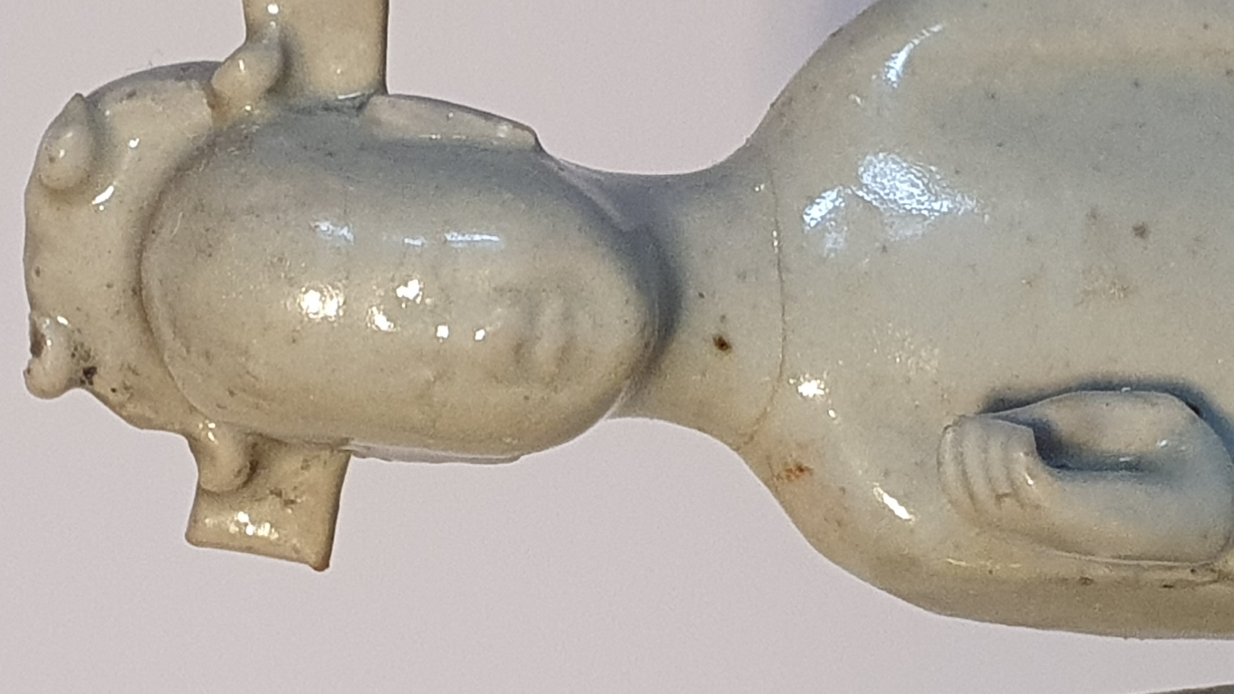Figura equestre, porcellana Qingbai (prob. dinastia Song, X-XII secolo o successiva)
