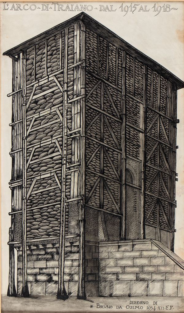 The Arch of Trajan from 1915 to 1918