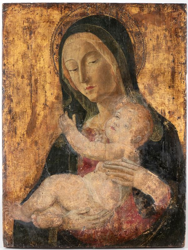 Neroccio di Bartolomeo de' Landi - Virgin with Child