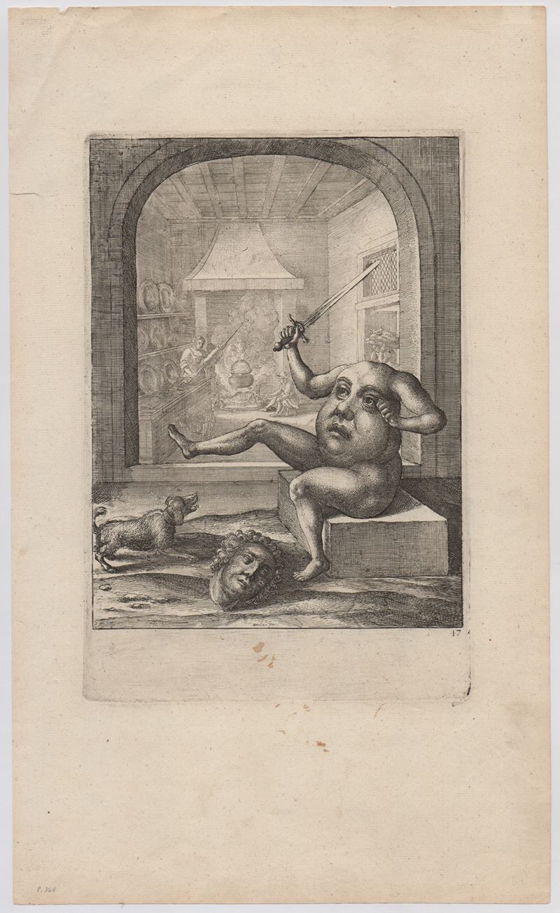 Wenceslaus Hollar - Lo stomaco e le membra
