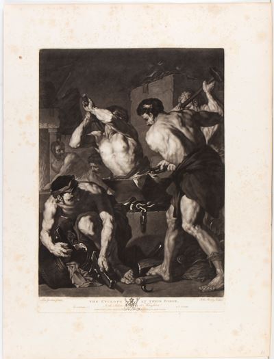 The Cyclops at their forge