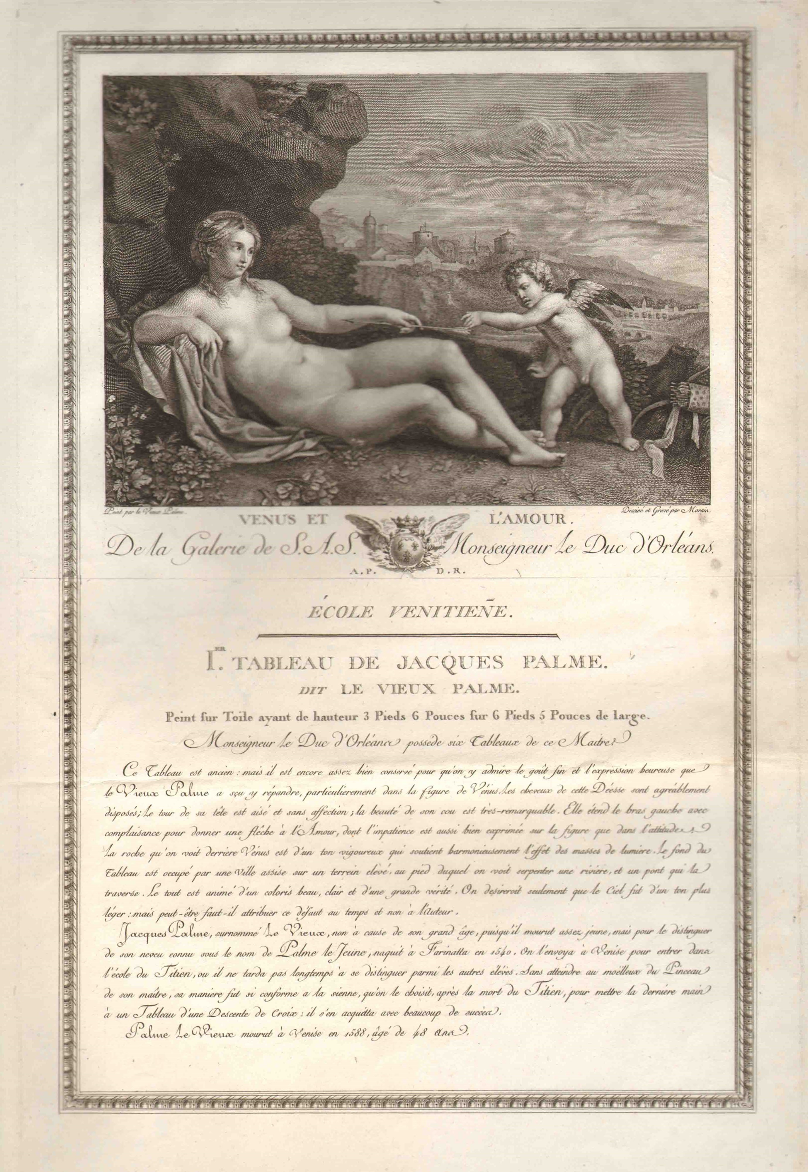 Jean Baptiste Marie Pierre - Fontana in stile rocaille (acquaforte)