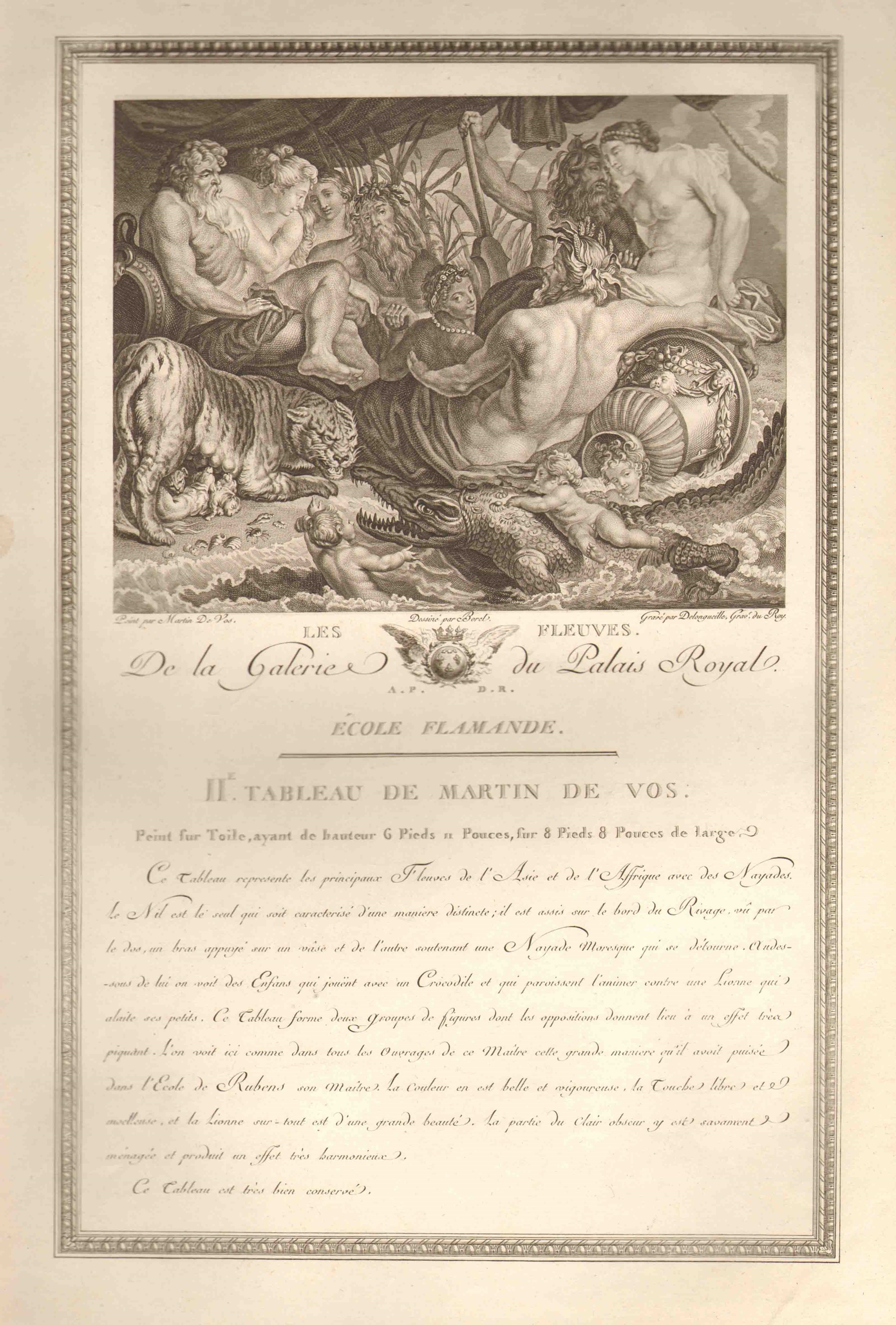 Jean Baptiste Marie Pierre - Fontana in stile rocaille (acquaforte)