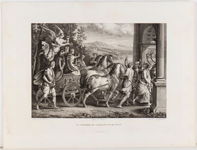Le Triomphe de Vespasien et de Titus, da Giulio Romano