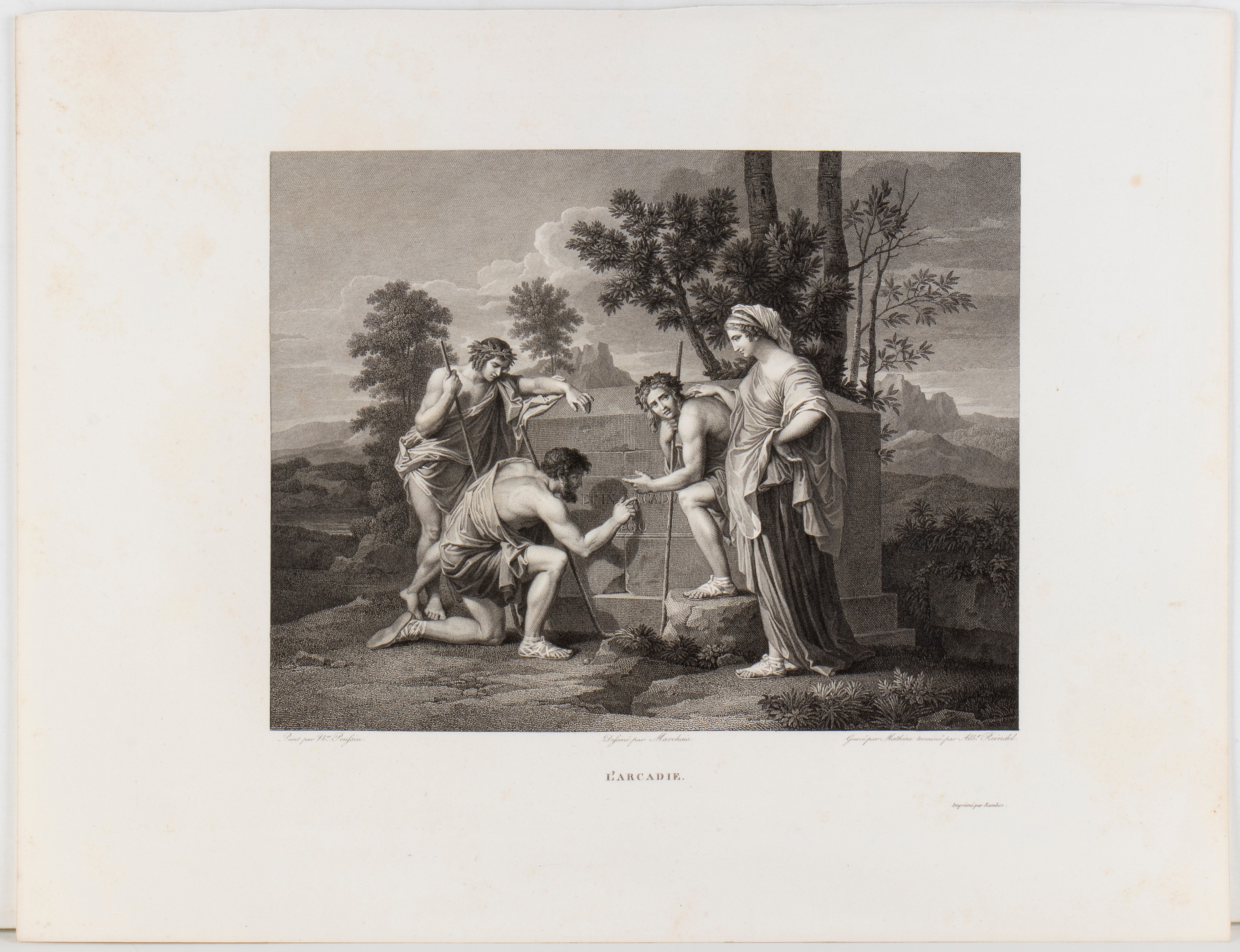 Abraham Girardet - Le Triomphe de Vespasien et de Titus, da Giulio Romano