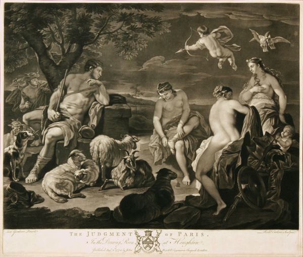 Richard Earlom : The Judgment of Paris, after Luca Giordano  - Auction PRINTS FROM 15th TO 20th CENTURY - Bertolami Fine Art - Casa d'Aste