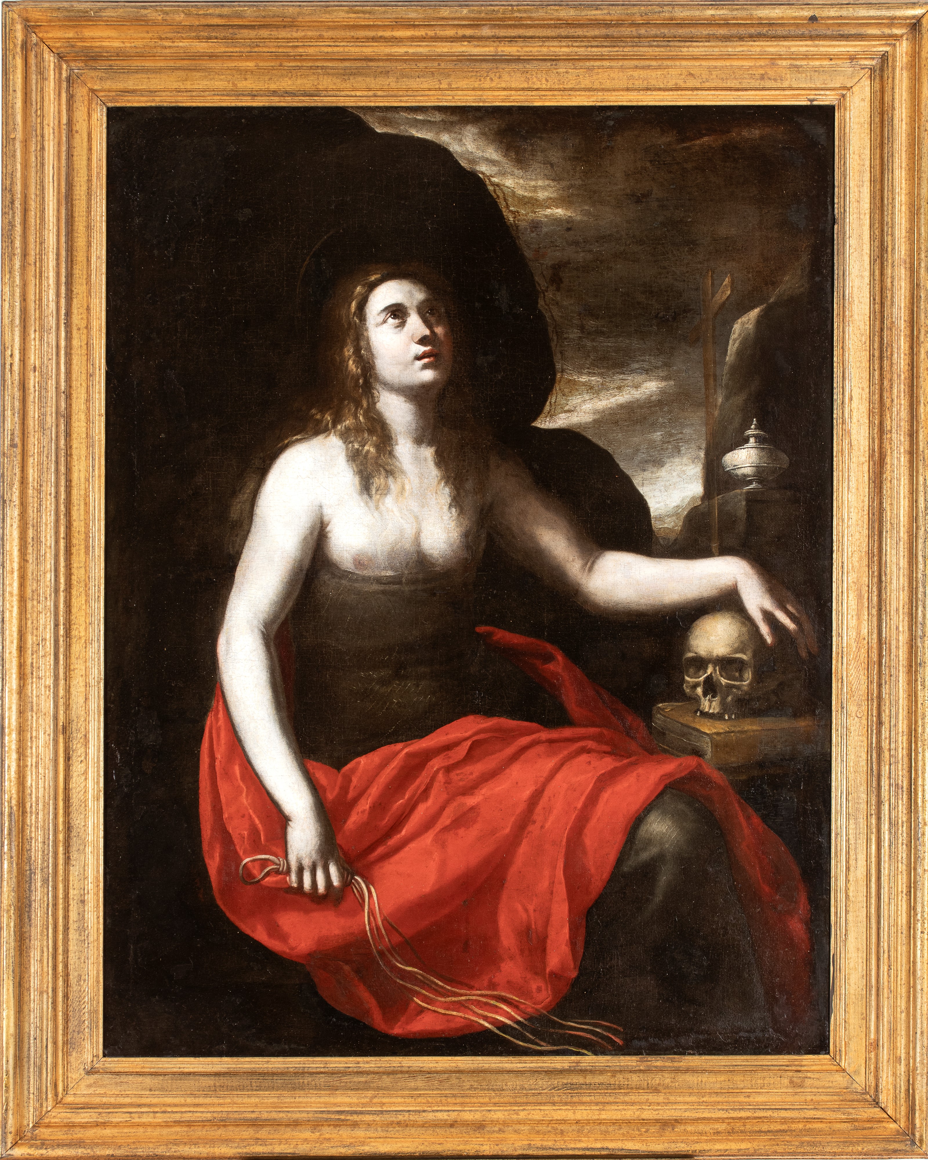 Artemisia Gentileschi - Maddalena penitente, olio su tela