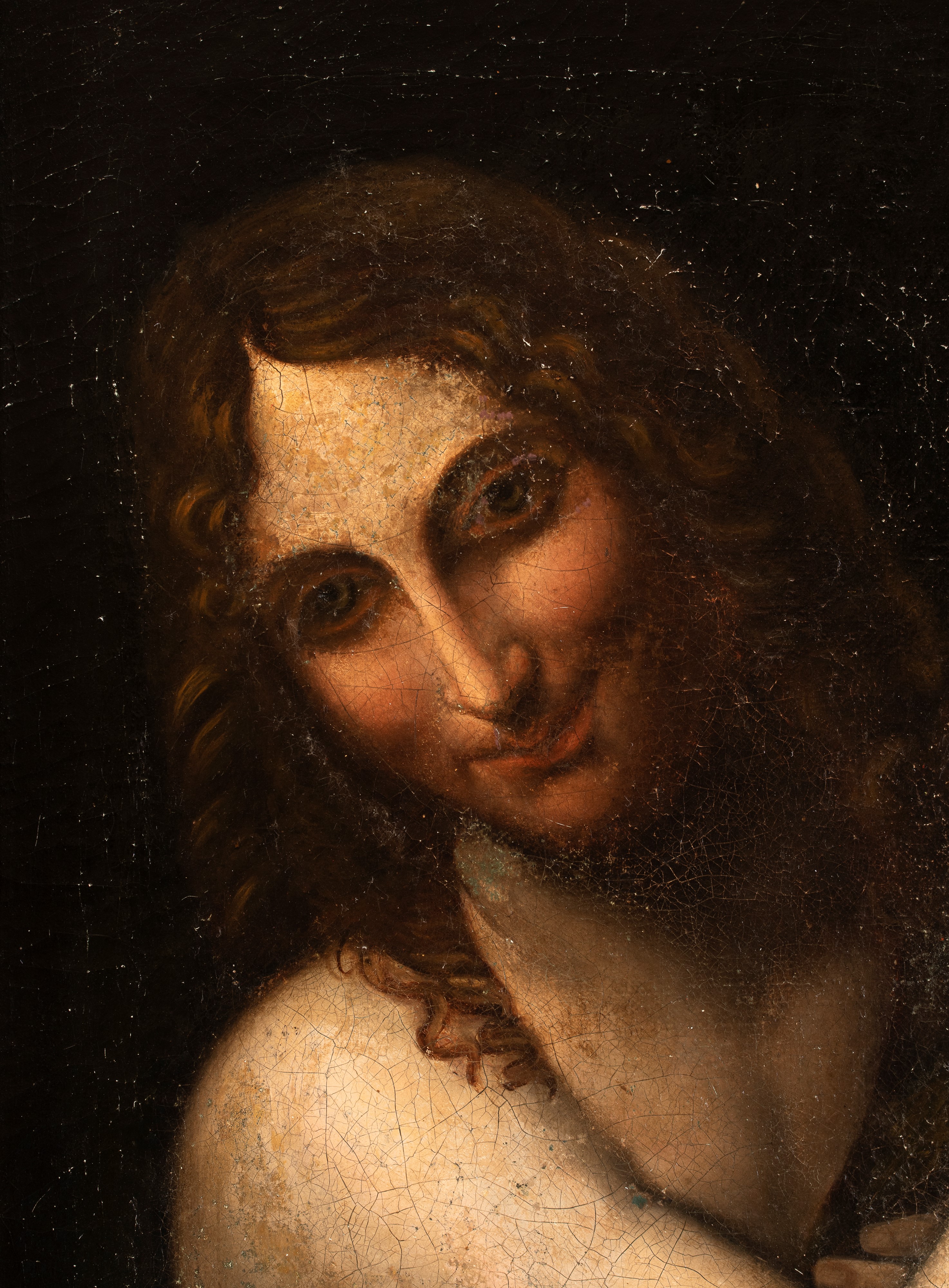 Leonardo da Vinci - San Giovanni Battista, olio su tela
