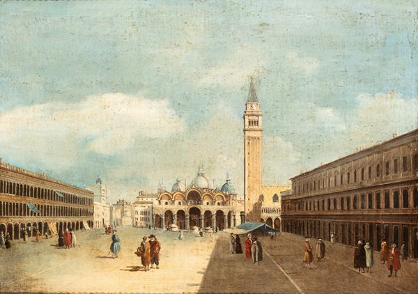 View of Piazza San Marco towards the Basilica