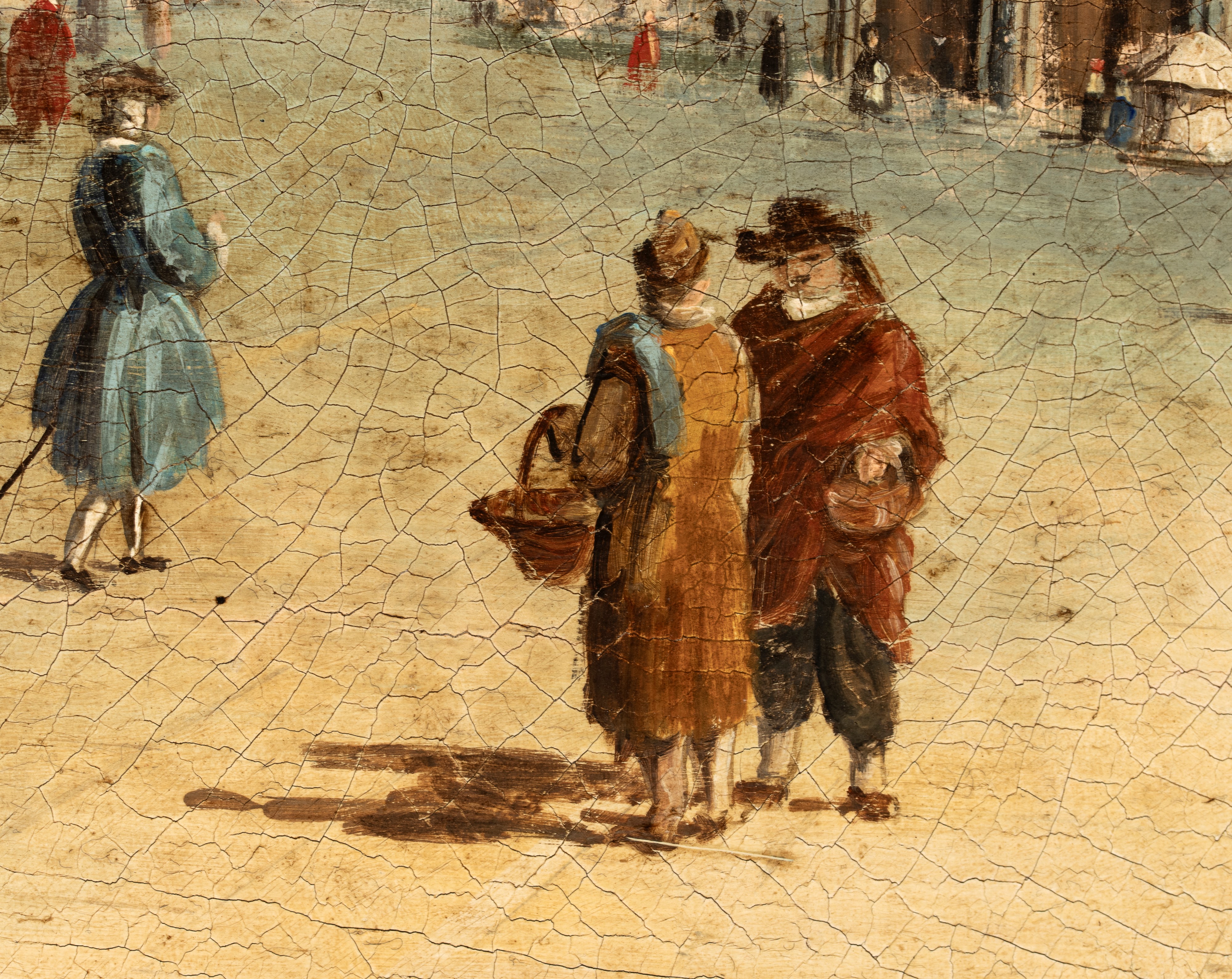 Giovanni Antonio Canal Detto il Canaletto - Veduta di piazza San Marco verso la Basilica