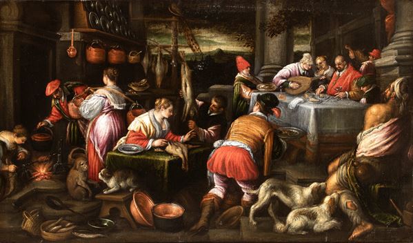 Leandro Dal Ponte Bassano - The Banquet of the Rich Man