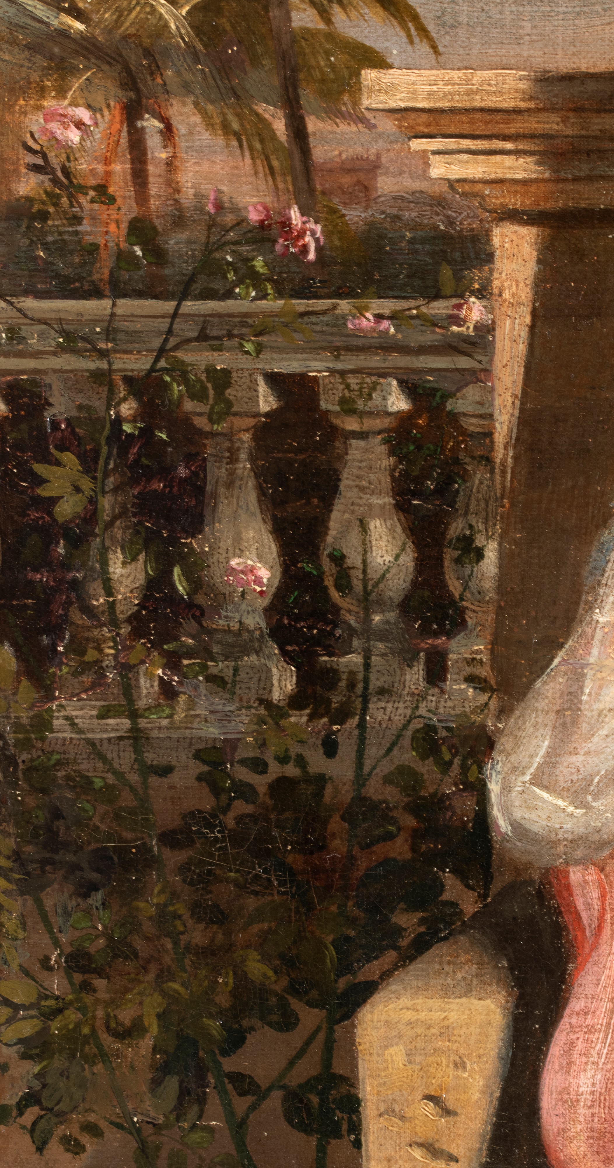 Artista Inglese Attivo in India, XIX Secolo - Donne indiane, olio su tela