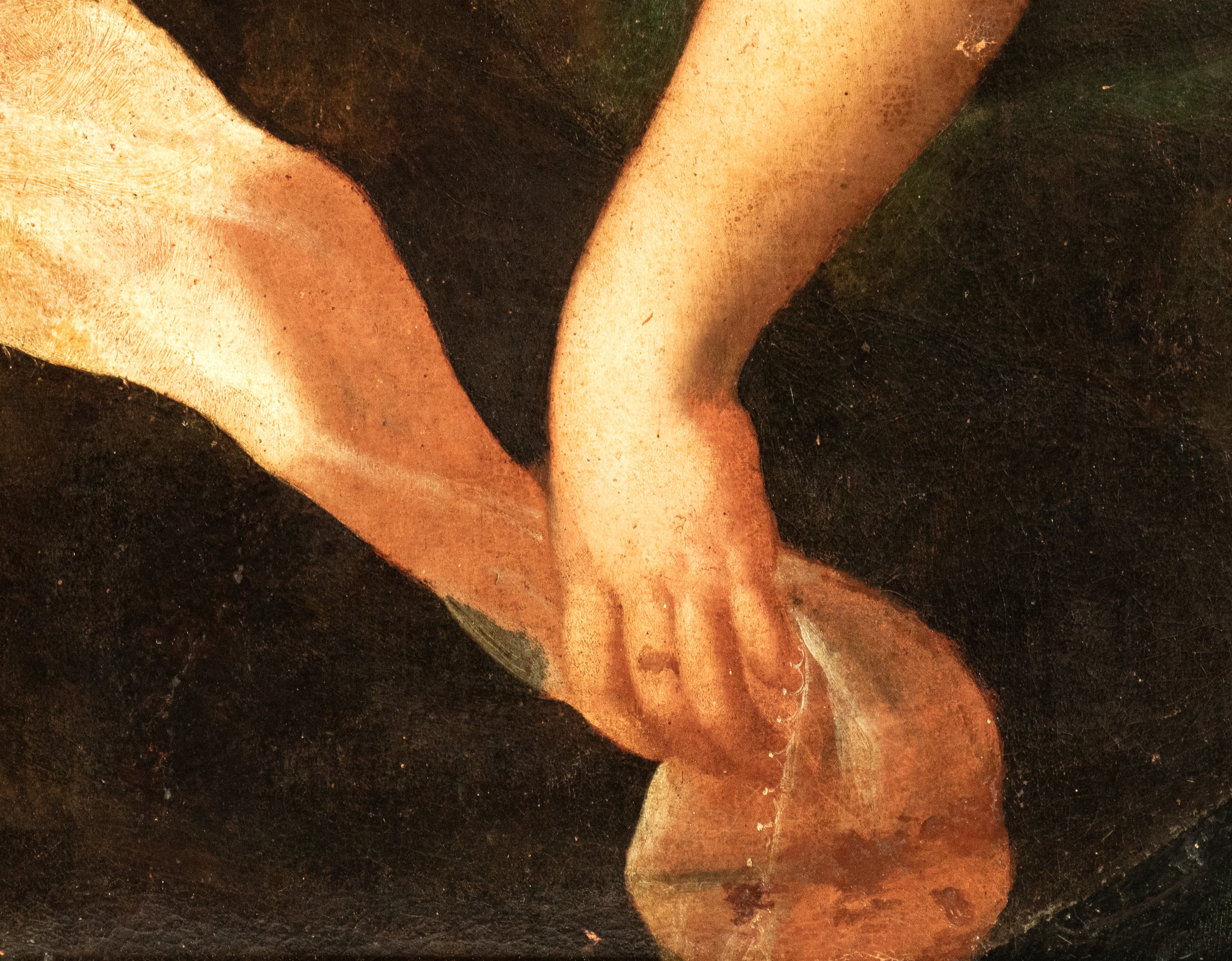 Artista Attivo a Roma, XVII Secolo - Maddalena penitente, olio su tela (120x87 cm)