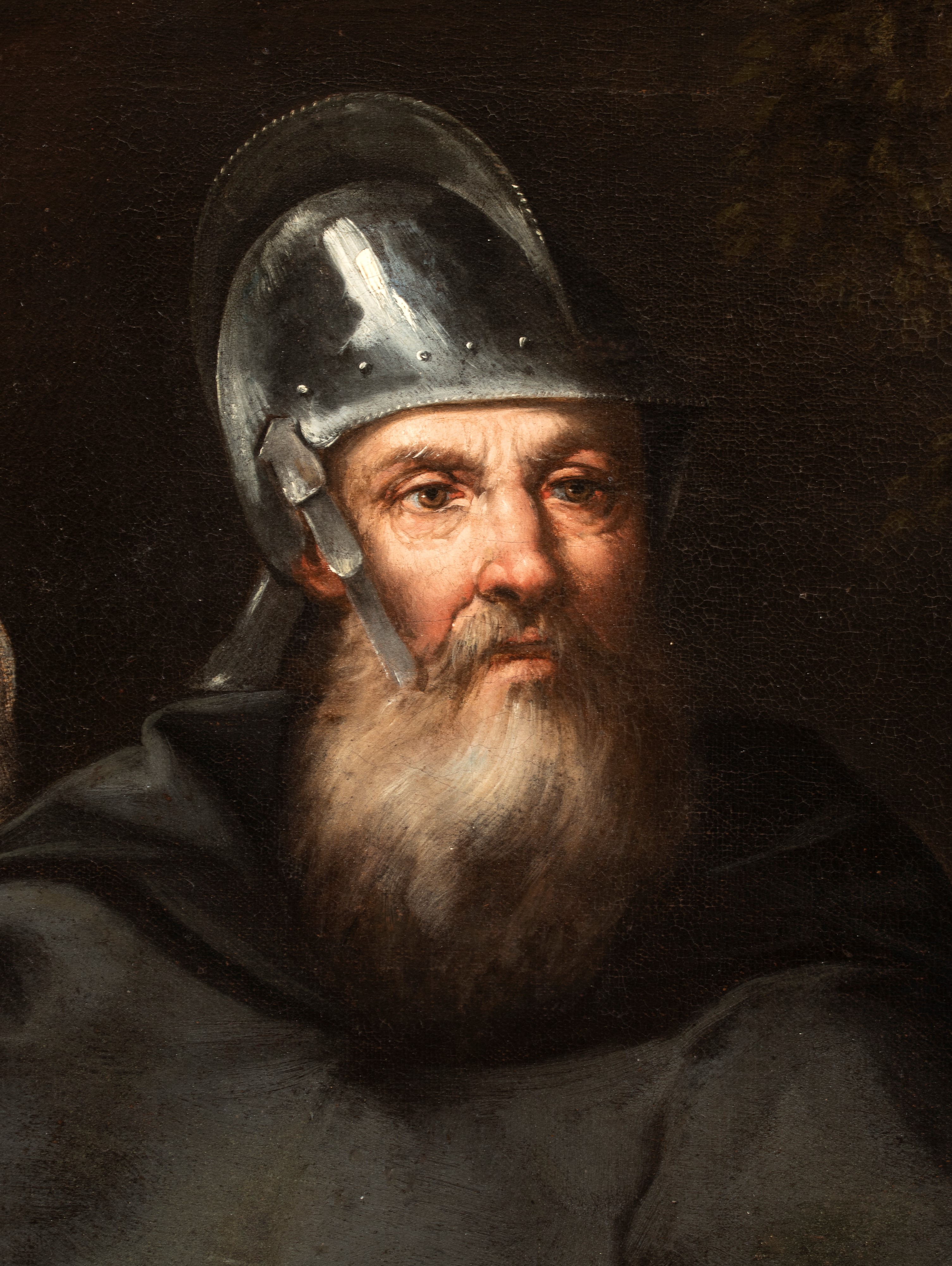 Scuola Napoletana, XVII Secolo - San Guglielmo d’Aquitania, olio su tela