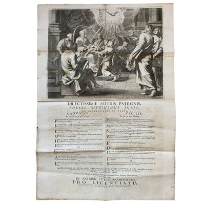 Peter Joseph Durand, Dilectissimae matris patronis. Theses utriusque juris