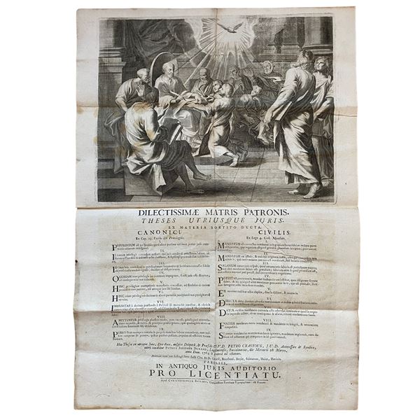 Dilectissimae matris patronis. Theses utriusque juris