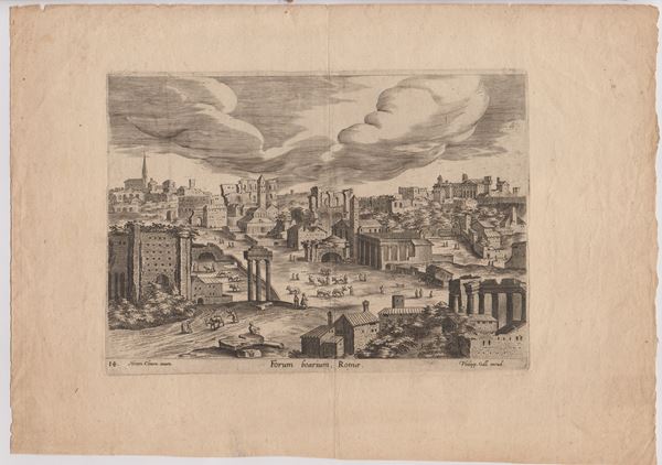 Forum bohrium Romae, after Hendrick van Cleve III