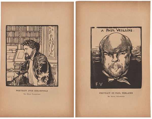 Portrait d'un bibliophile | Portrait de Paul Verlain 