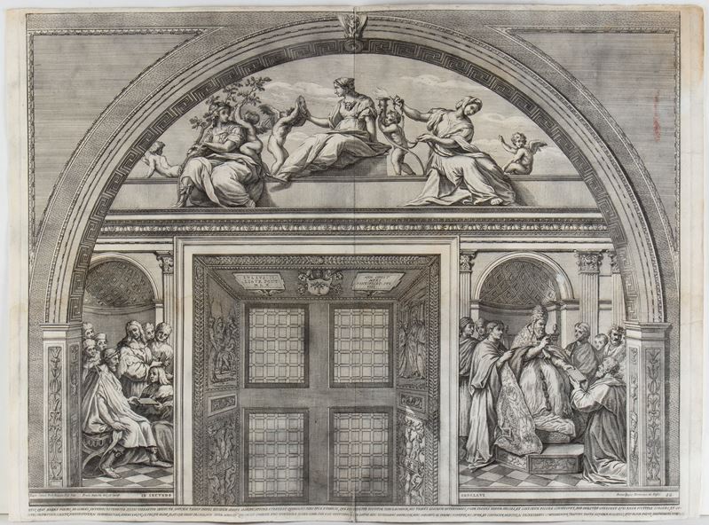 Pietro Aquila - Acquaforte e bulino — foglio 527 × 710 mm
