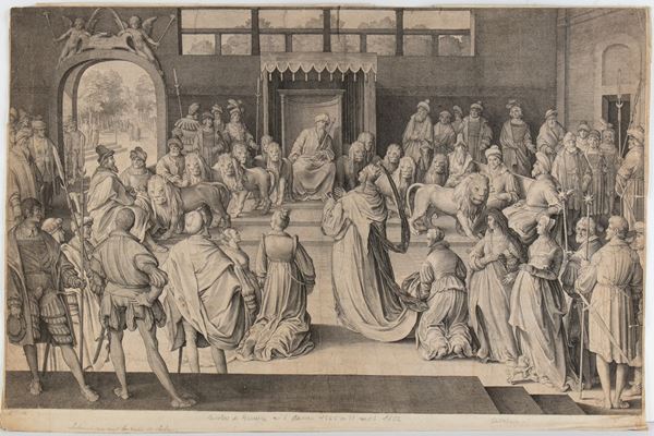 La regina di Saba davanti a Salomone