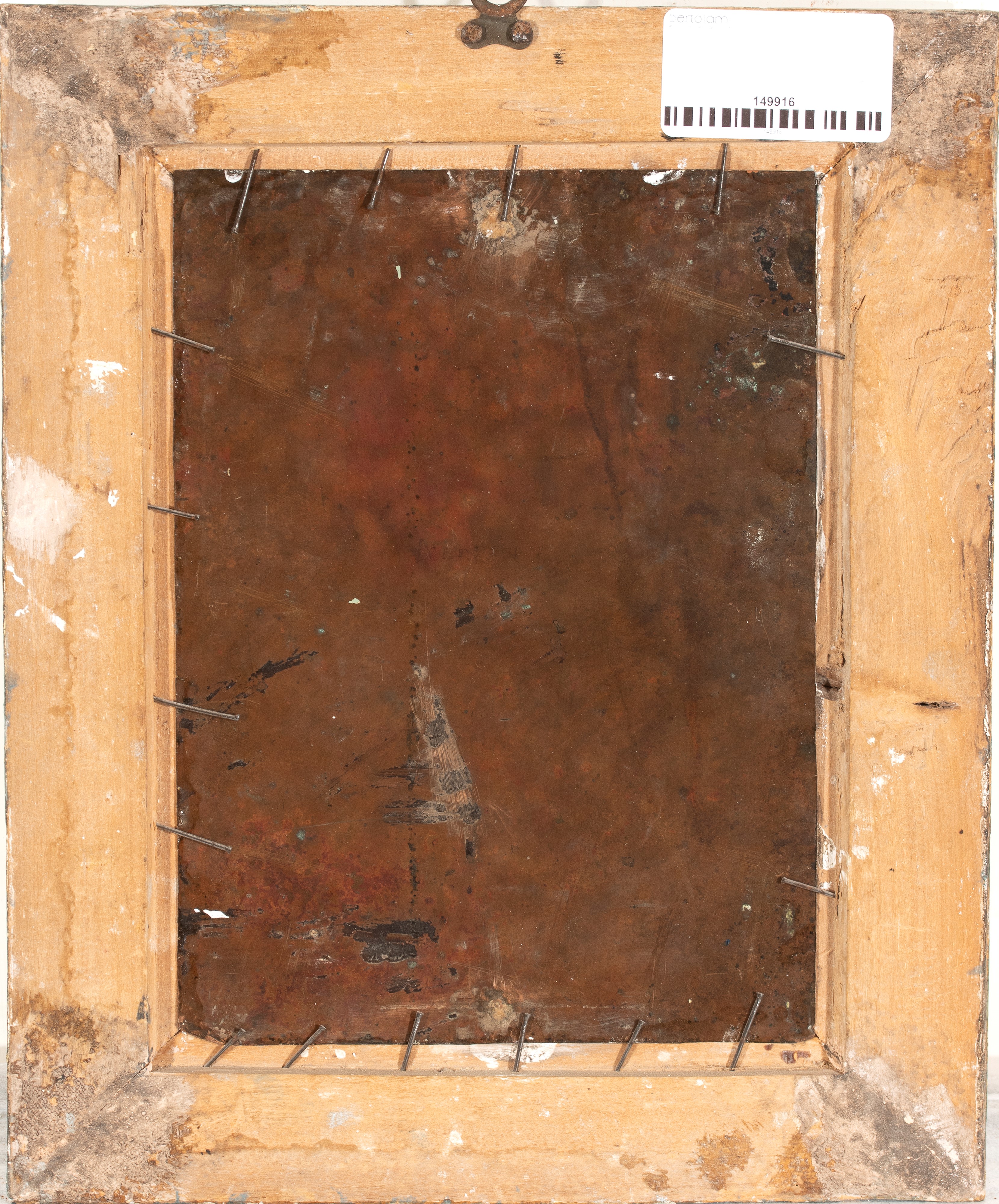 Artista Attivo a Roma, XVII Secolo - Estasi di Santa Teresa, olio su rame