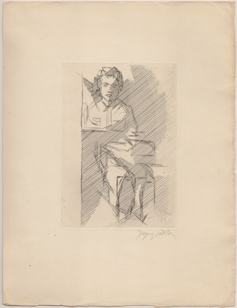 Jacques Villon - La Lecture