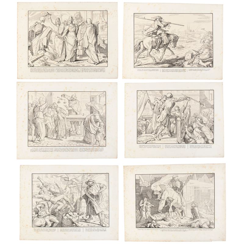 Alexandre Collette - Le socialisme – nouvelle danse des morts (da Alfred Rethel), litografia
