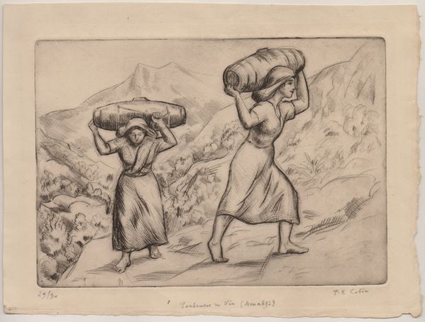 Wine carriers in Amalfi
