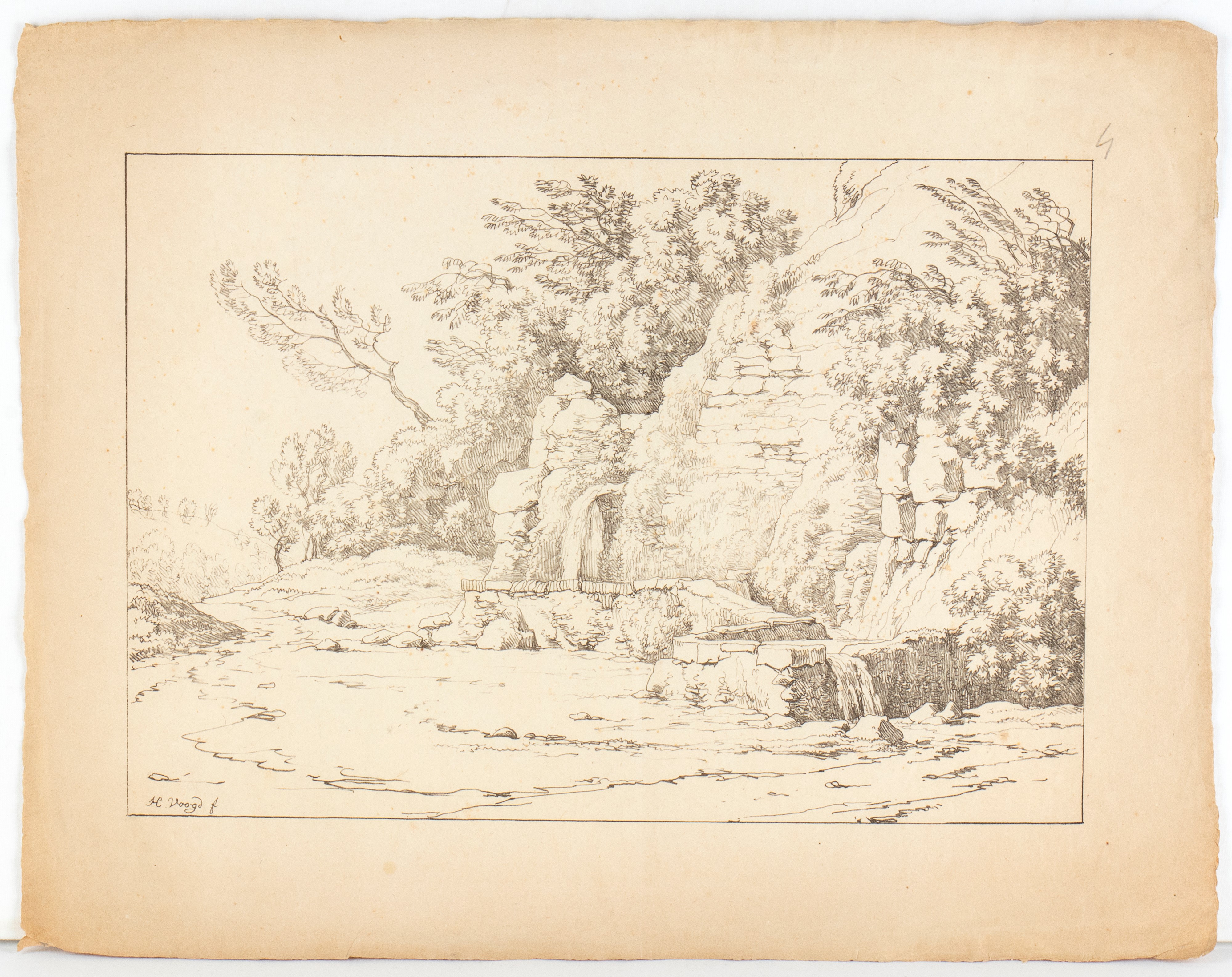 Hendrik Voogd - Paesaggi di campagna romana