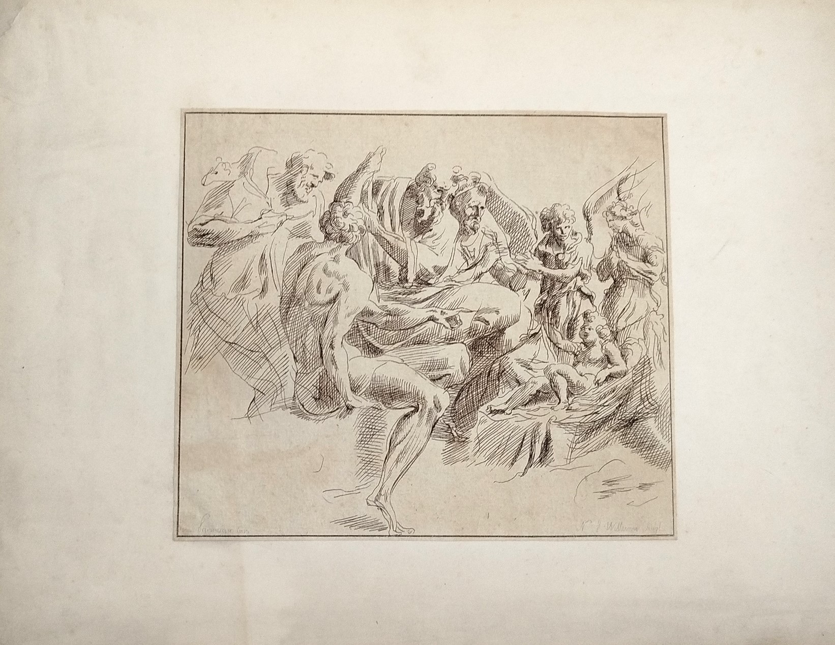 Stefano Mulinari - La toilette di Venere, dal Parmigianino (acquaforte e acquatinta)
