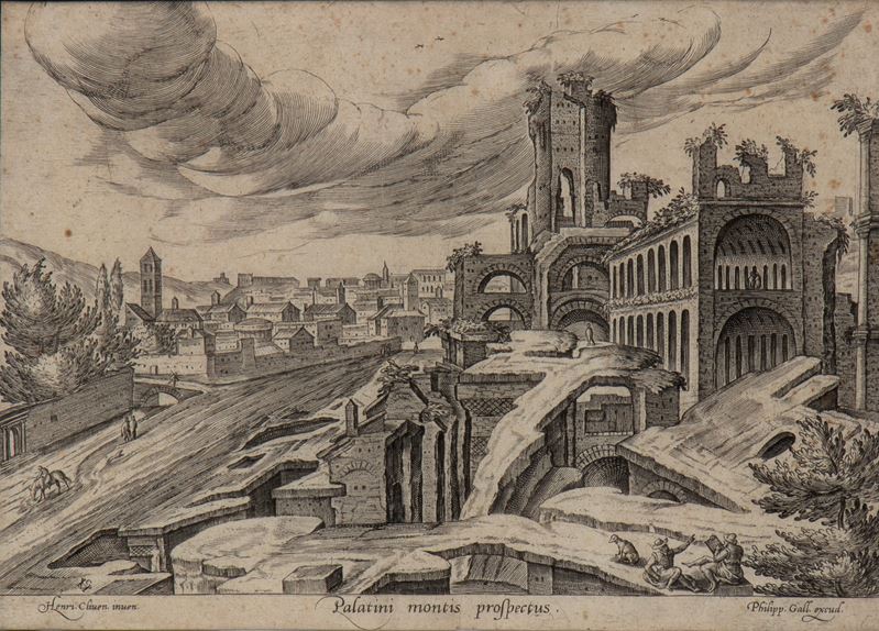 Philip Galle - Palatini monti: Prospectus, da Hendrick van Cleve III
