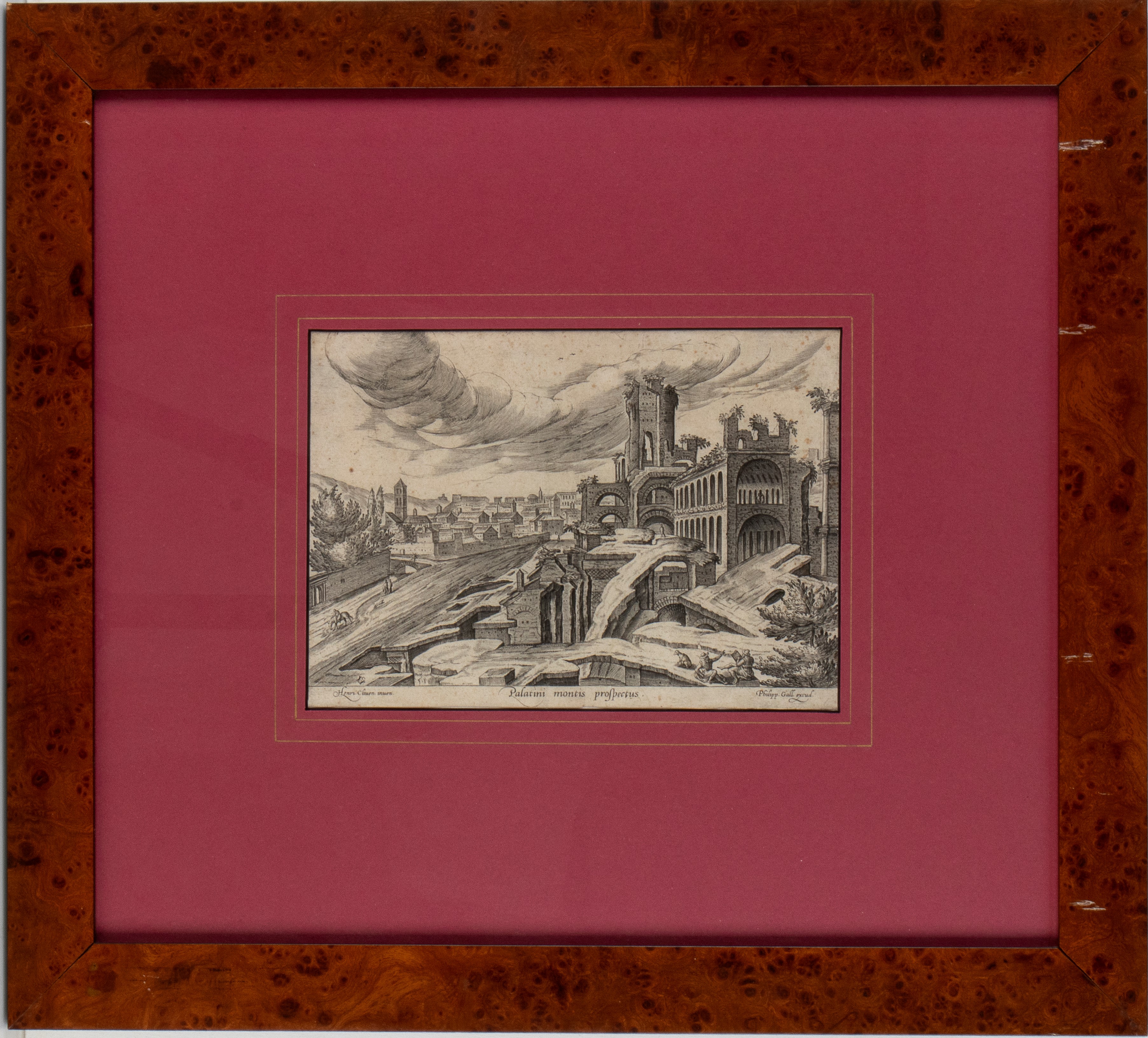 Philip Galle - Palatini monti: Prospectus, da Hendrick van Cleve III