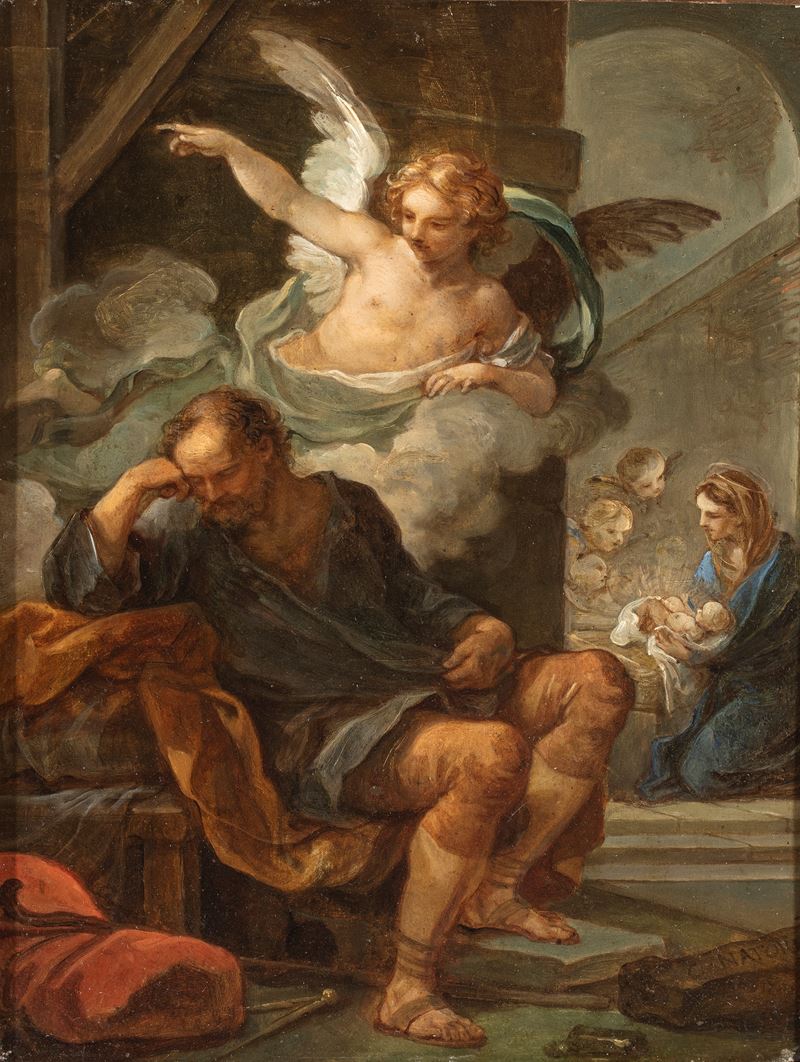 Charles-joseph Natoire - Il sogno di San Giuseppe