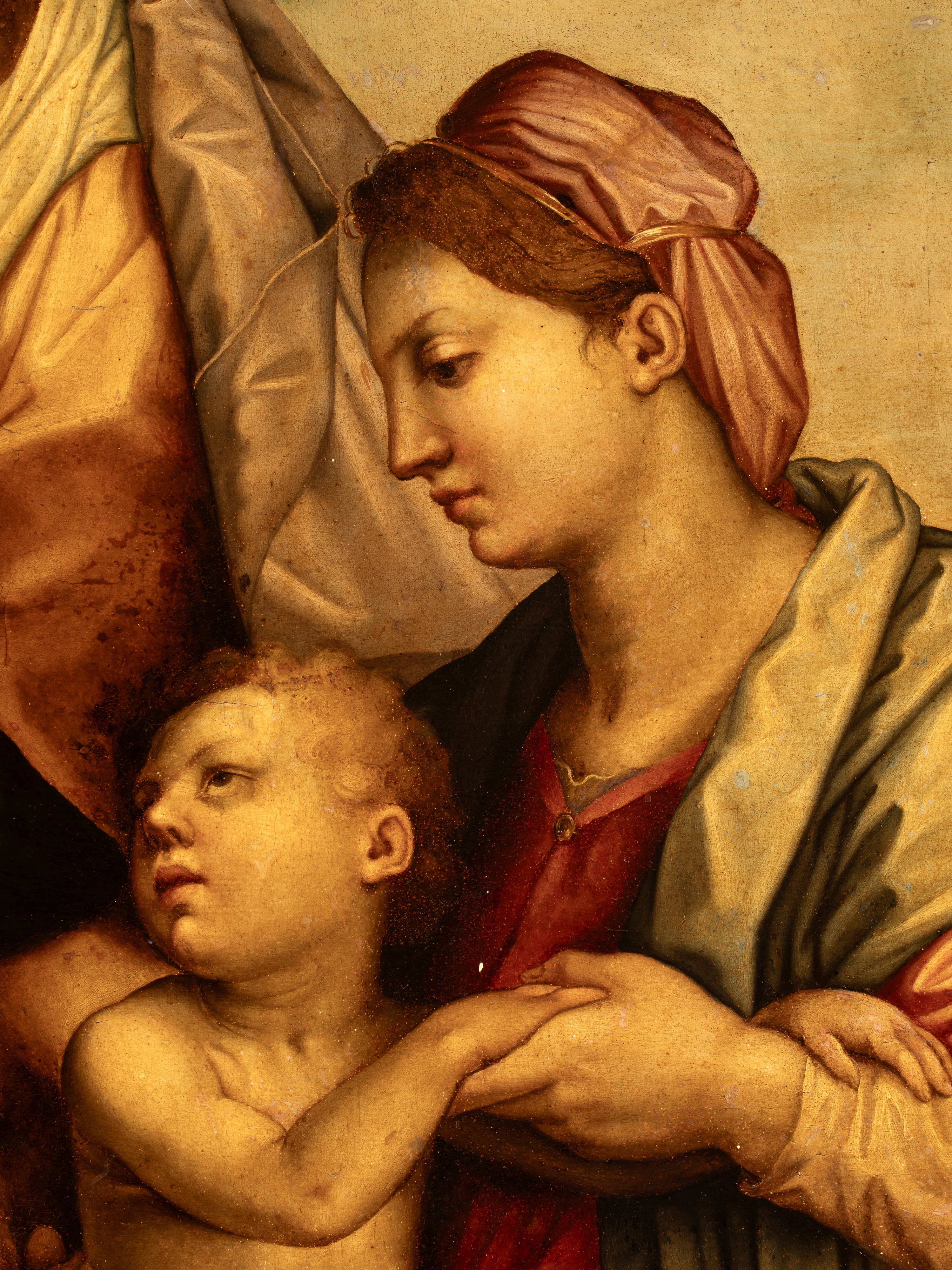 Andrea del Sarto - Madonna con Bambino, Santa Elisabetta e San Giovannino