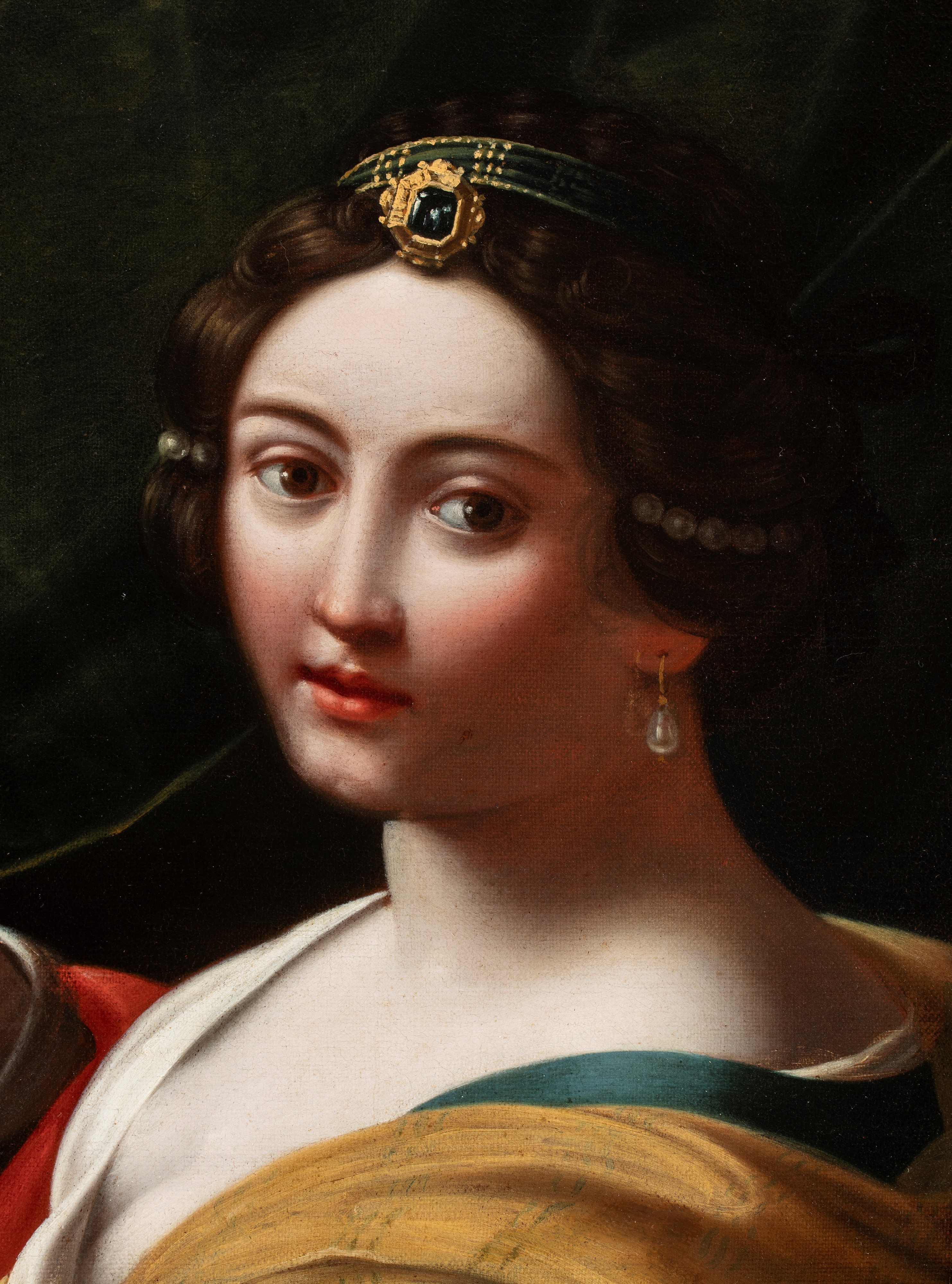 Artista Attivo a Roma, XVII Secolo - Cleopatra scioglie l’orecchino di perla in una coppa di acet...