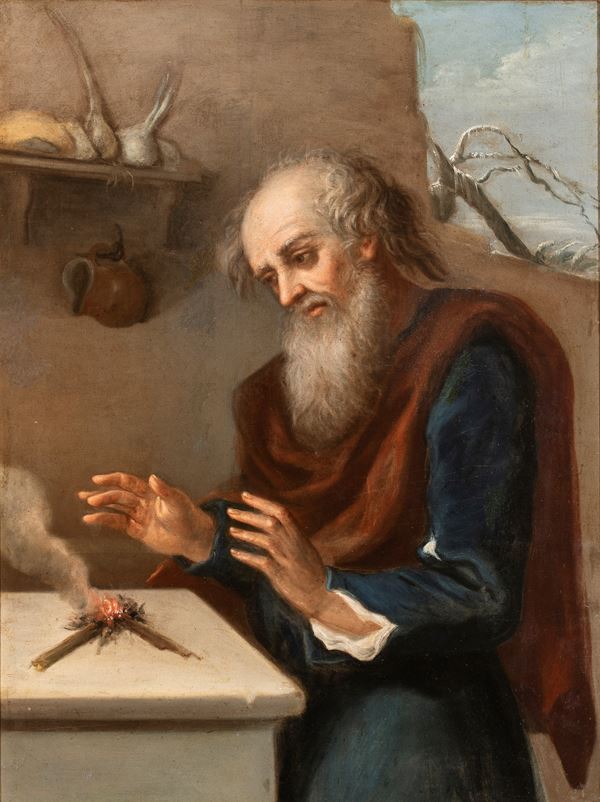 Artista lombardo, XVIII secolo - Allegory of Winter