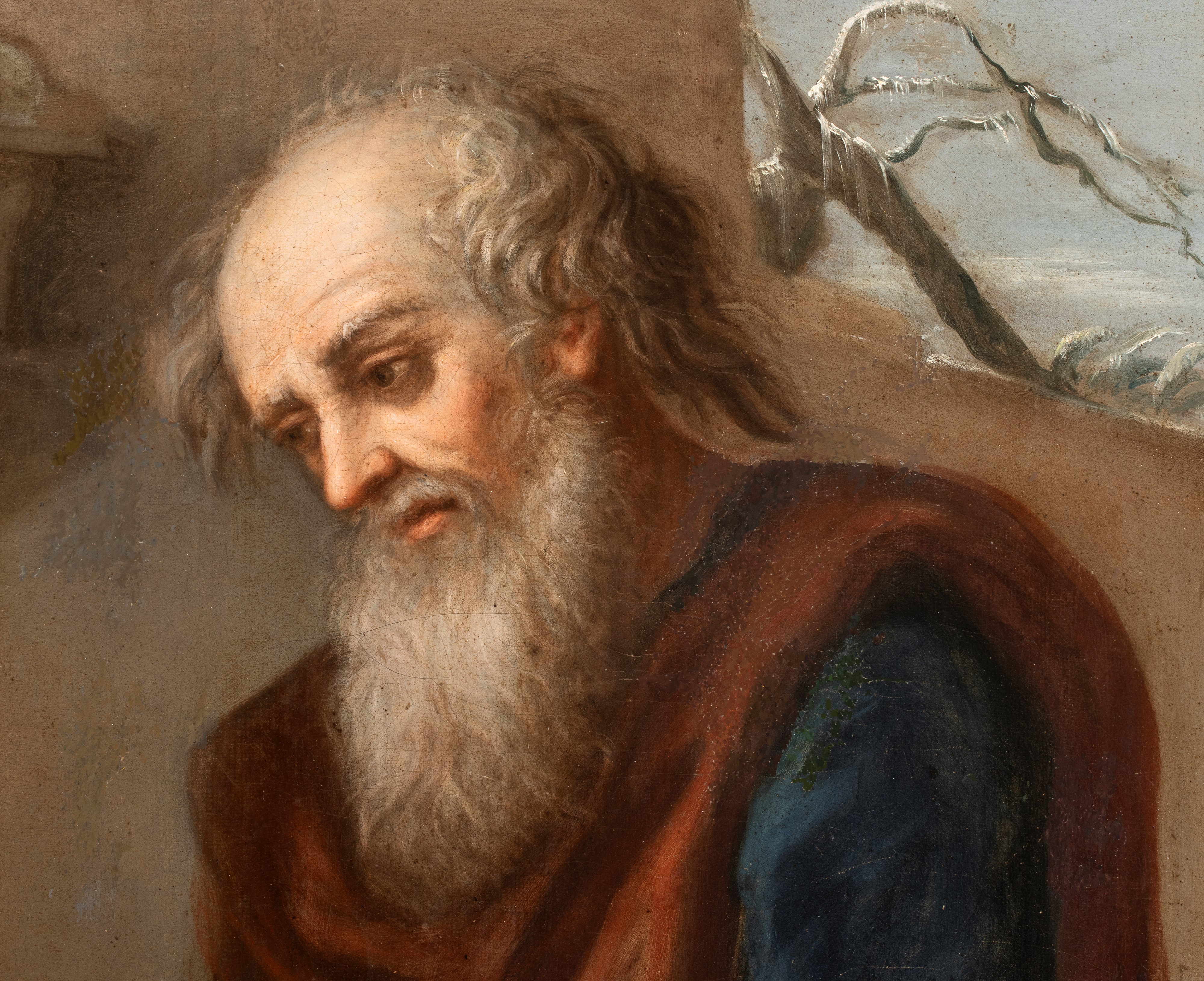Artista Lombardo, XVIII Secolo - Allegoria dell'Inverno, olio su tela