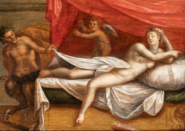 Venere insidiata da un satiro