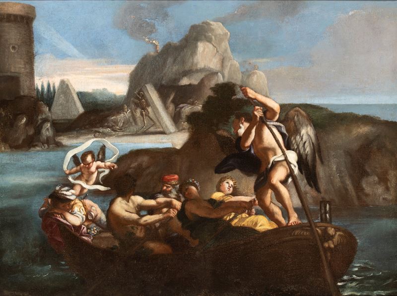Carlo Maratti - Allegoria del Tempo, olio su tela