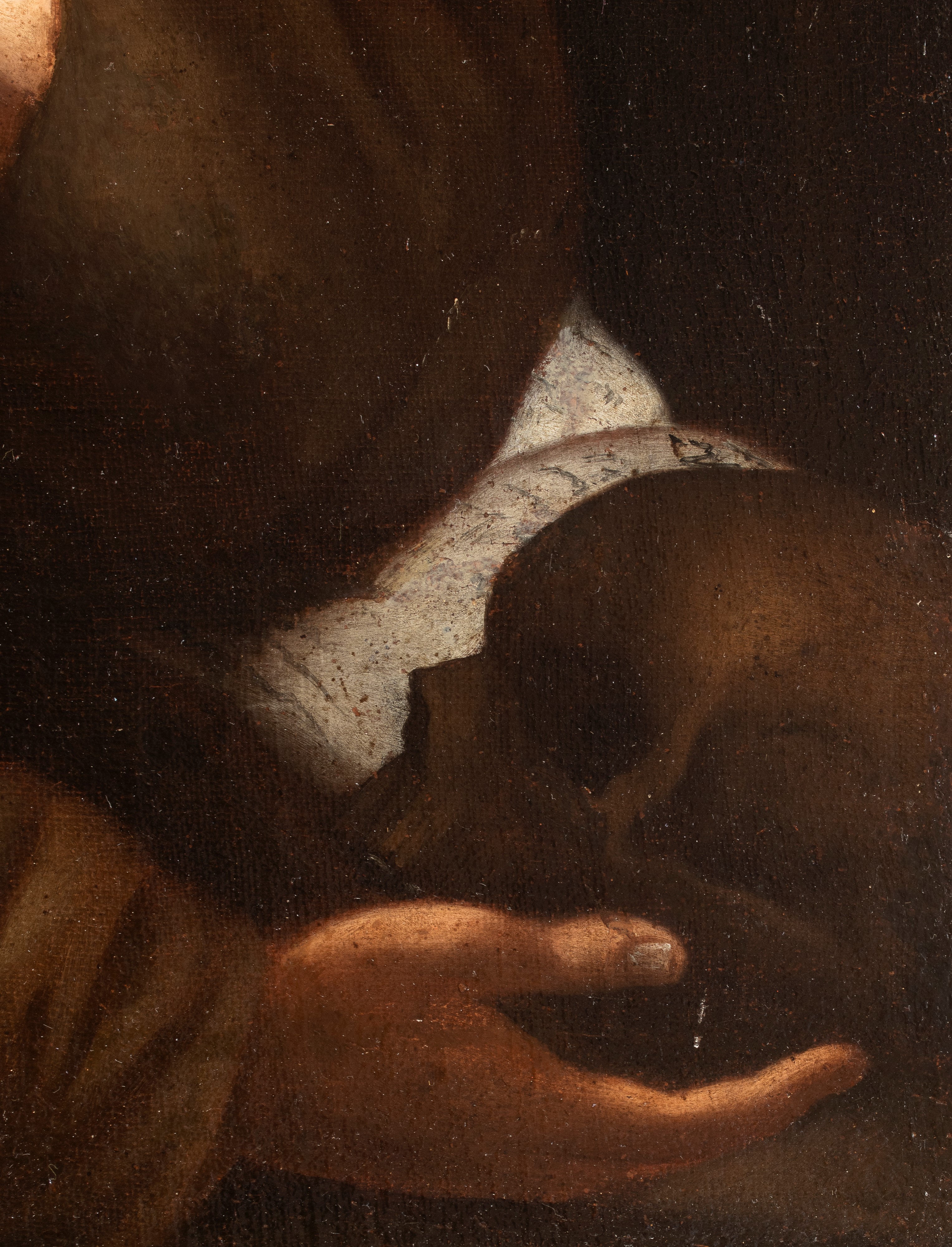 Artista Emiliano, XVII Secolo - San Francesco, olio su tela