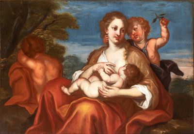 Allegoria della Carità, olio su tela