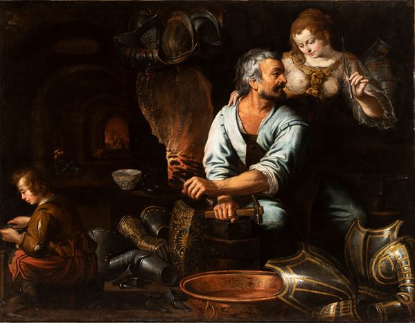Venere nella fucina di Vulcano