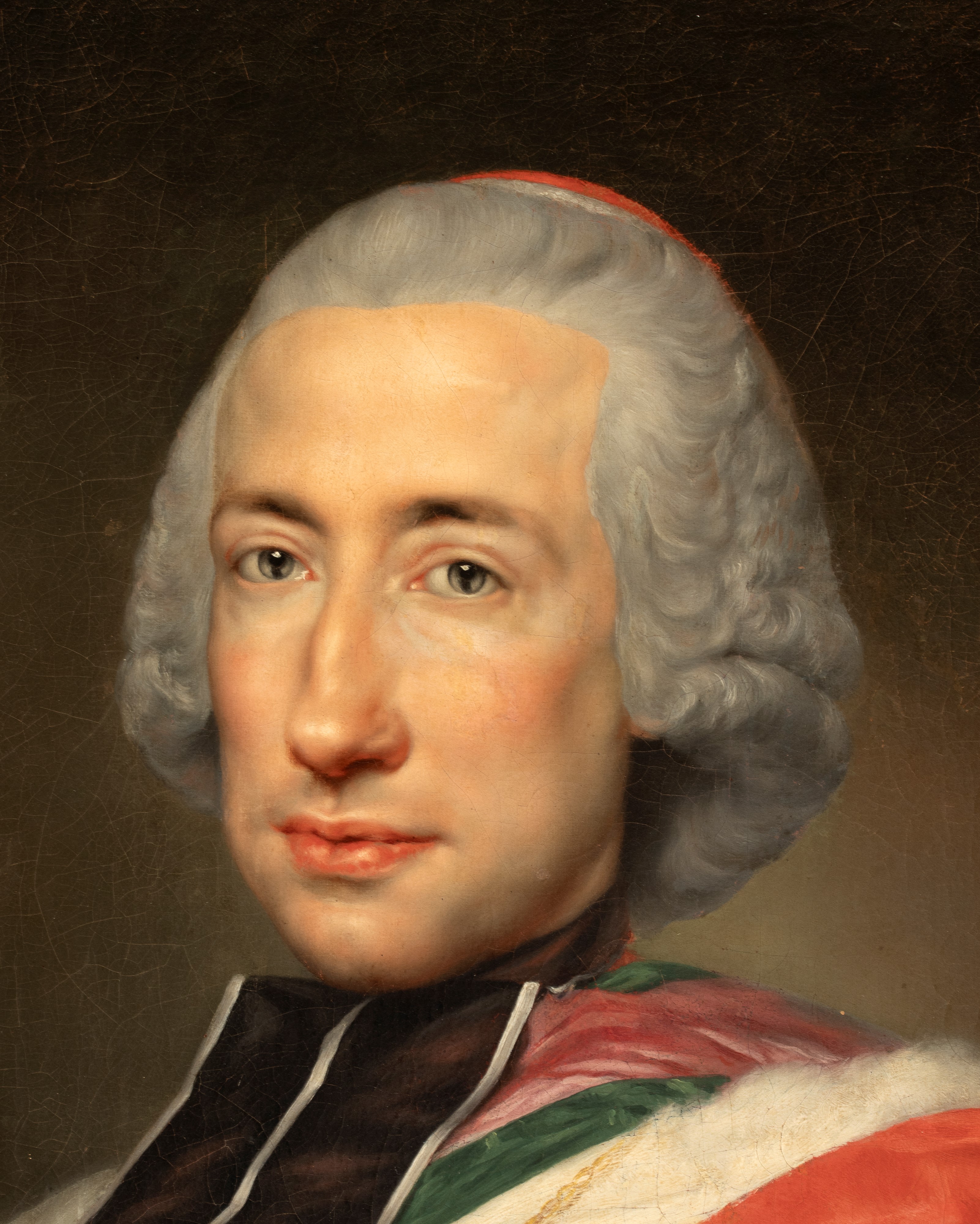 Anton Von Maron - Ritratto del cardinale František (Francesco) Herzan von Harras, olio su tela