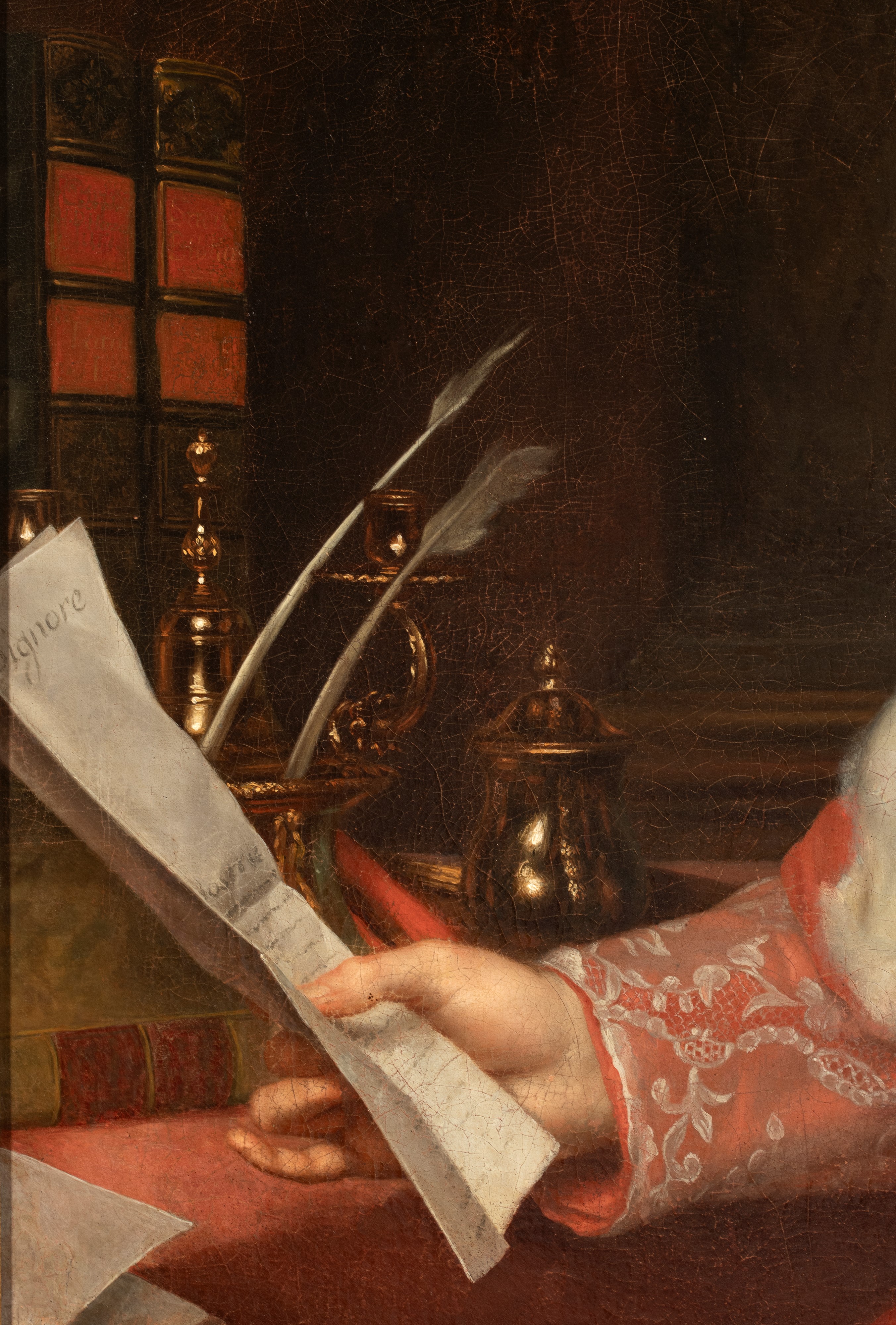 Anton Von Maron - Ritratto del cardinale František (Francesco) Herzan von Harras, olio su tela