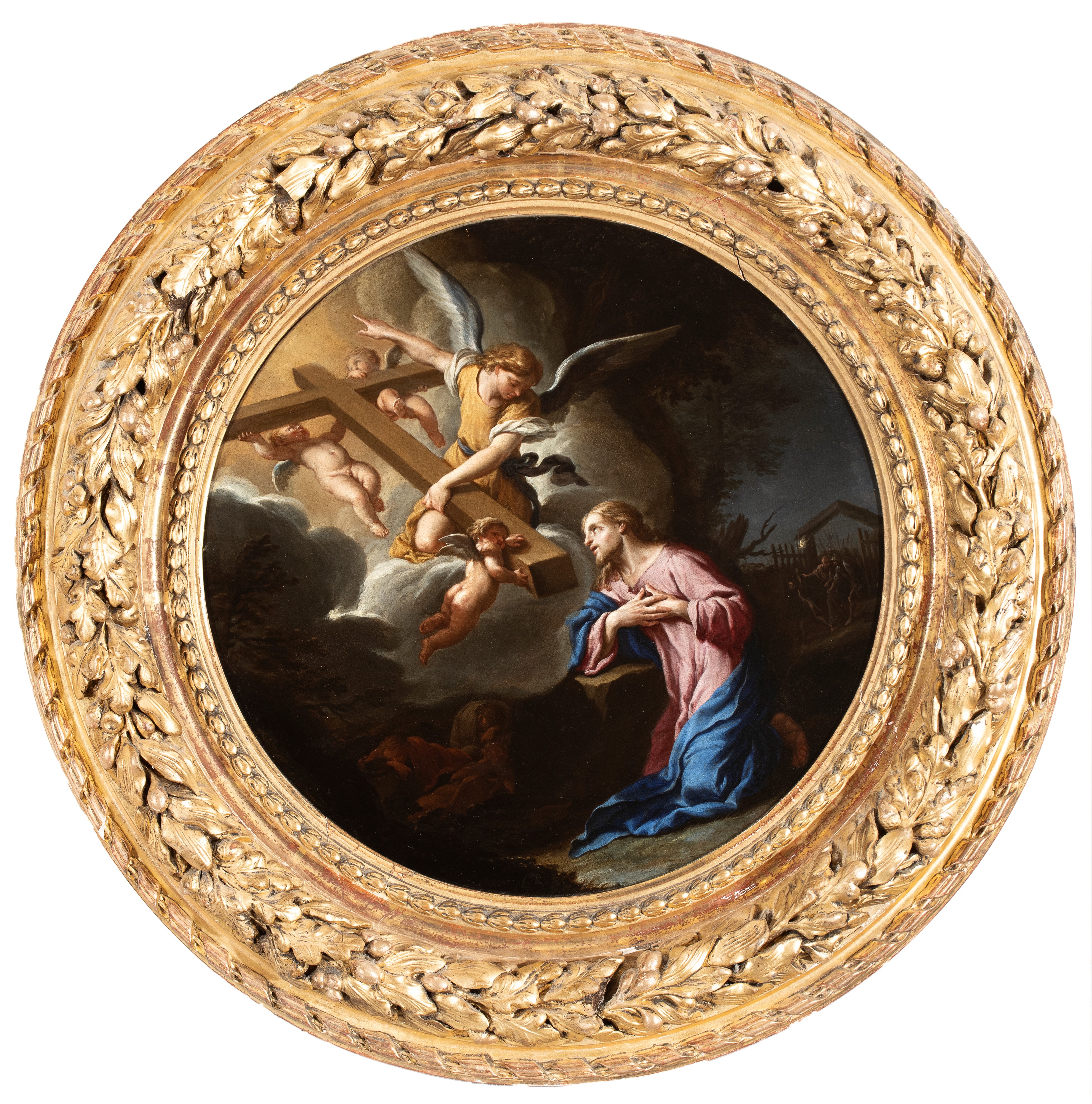 Francesco Trevisani - L’agonia nell’orto degli ulivi, olio su rame
