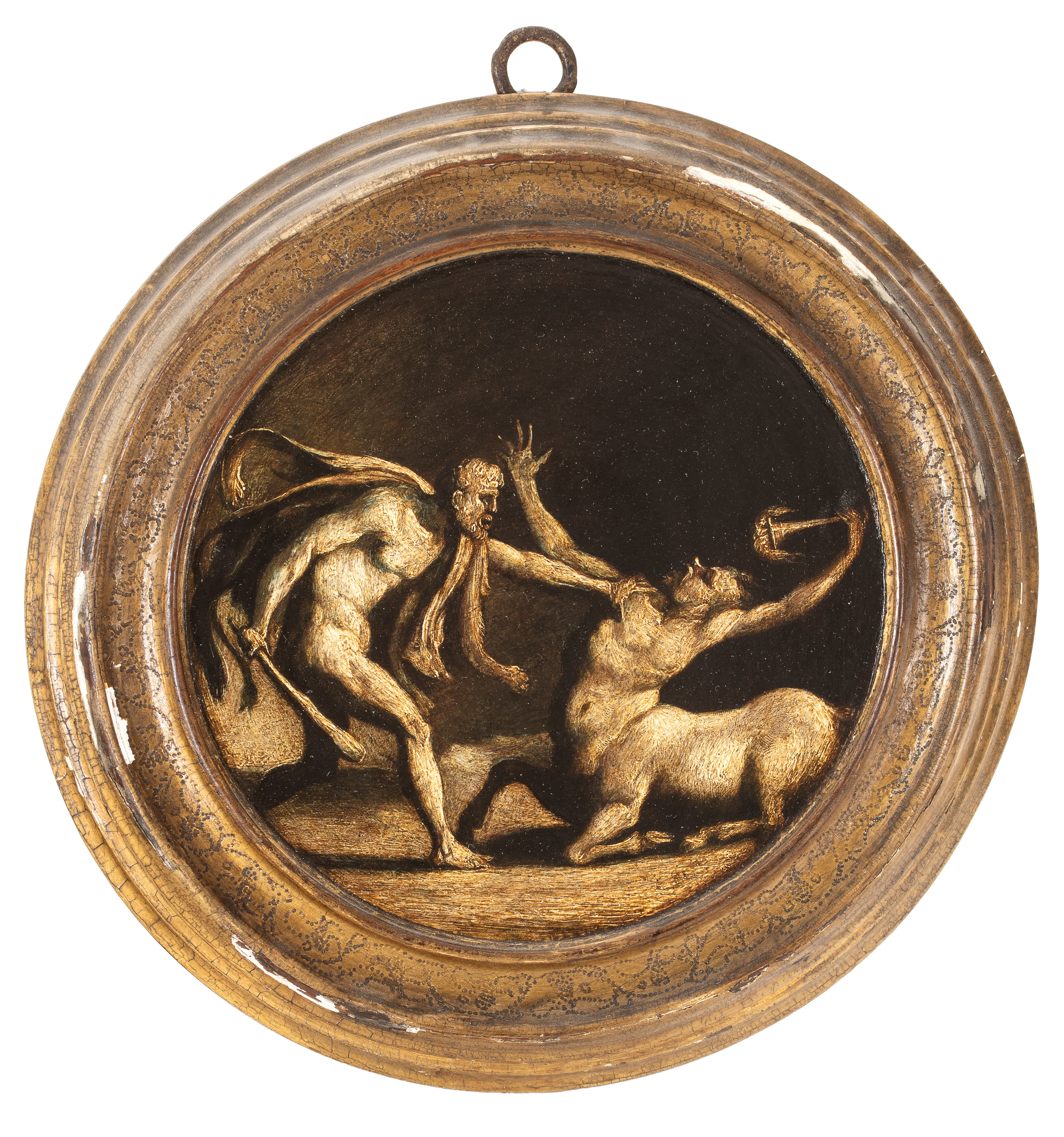 Giulio Pippi Detto Giulio Romano - Ercole con Cerbero e Ercole e il Centauro (coppia di dipinti a...